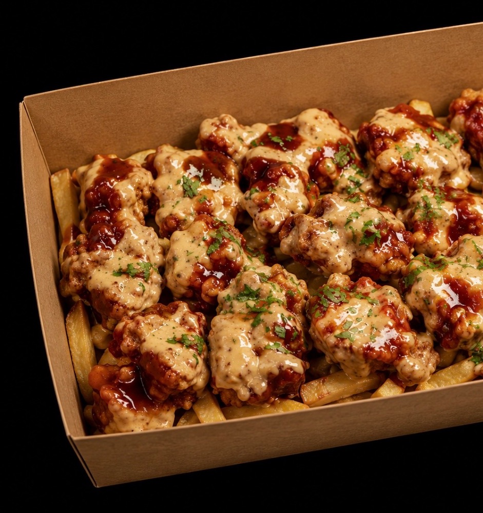 V for Vendetta Korean Chicken Loaded Fries
